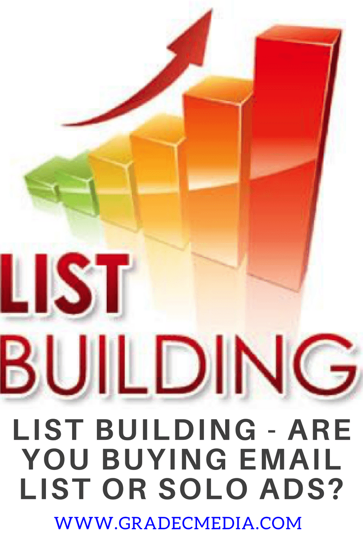 List Building - Are You Buying Email List Or Solo Ads?